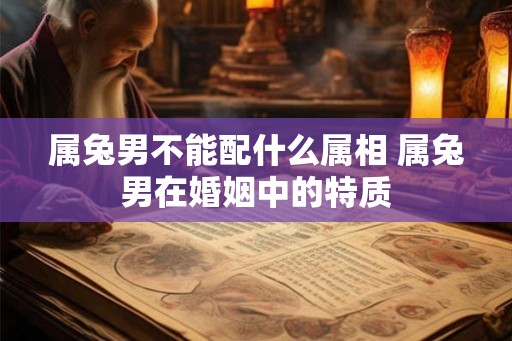 属兔男不能配什么属相 属兔男在婚姻中的特质