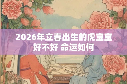 2026年立春出生的虎宝宝好不好 命运如何