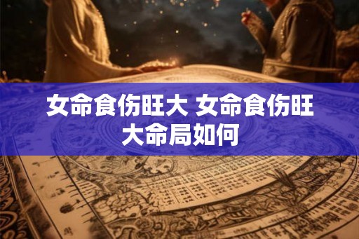 女命食伤旺大 女命食伤旺大命局如何