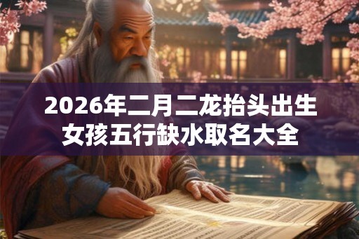 2026年二月二龙抬头出生女孩五行缺水取名大全