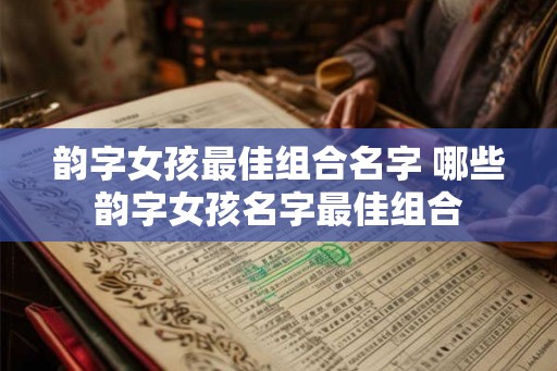 韵字女孩最佳组合名字 哪些韵字女孩名字最佳组合