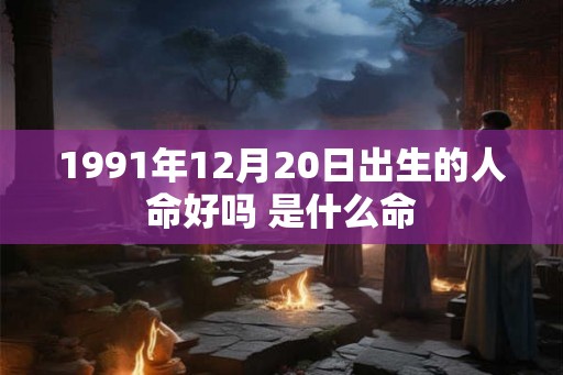 1991年12月20日出生的人命好吗 是什么命