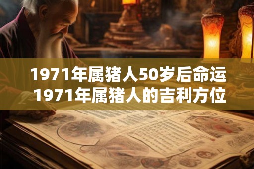 1971年属猪人50岁后命运 1971年属猪人的吉利方位 1971年属猪人50岁后命运 1971年属猪人的吉利方位