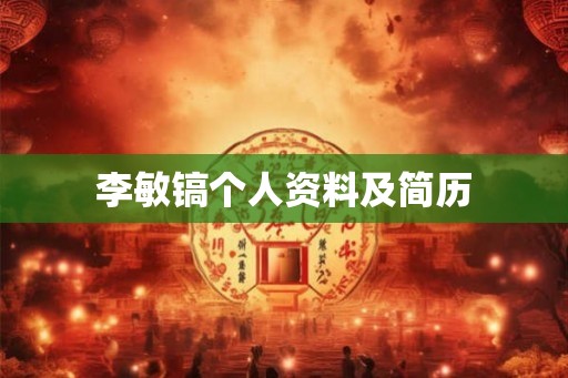 李敏镐个人资料及简历