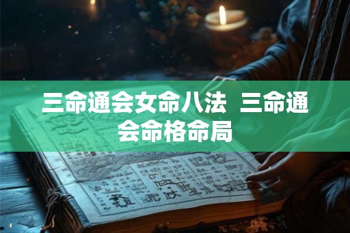 三命通会女命八法  三命通会命格命局