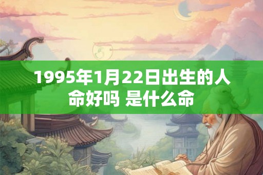 1995年1月22日出生的人命好吗 是什么命