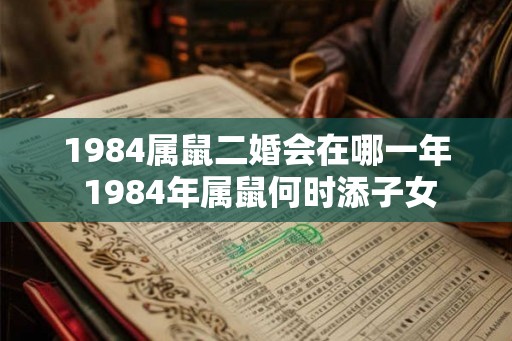 1984属鼠二婚会在哪一年 1984年属鼠何时添子女
