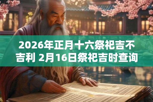 2026年正月十六祭祀吉不吉利 2月16日祭祀吉时查询