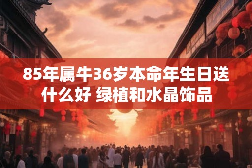 85年属牛36岁本命年生日送什么好 绿植和水晶饰品 85年属牛36岁本命年生日送什么好 绿植和水晶饰品