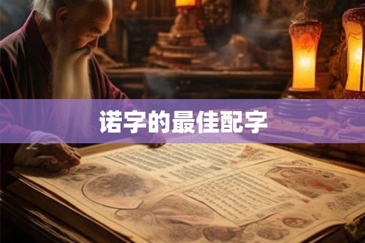 诺字的最佳配字