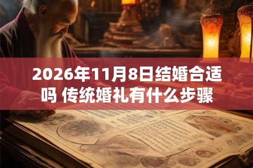 2026年11月8日结婚合适吗 传统婚礼有什么步骤 2026年11月8日结婚合适吗 传统婚礼有什么步骤