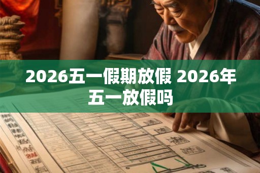2026五一假期放假 2026年五一放假吗 2026五一假期放假 2026年五一放假吗