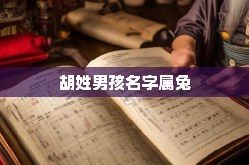 胡姓男孩名字属兔
