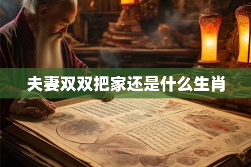 夫妻双双把家还是什么生肖