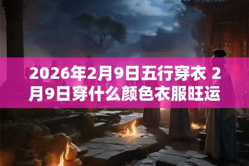 2026年2月9日五行穿衣 2月9日穿什么颜色衣服旺运