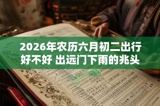 2026年农历六月初二出行好不好 出远门下雨的兆头