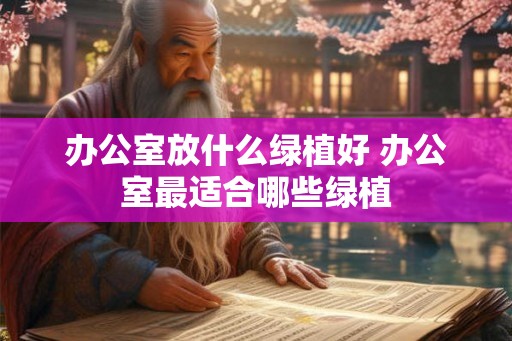 办公室放什么绿植好 办公室最适合哪些绿植 办公室放什么绿植好 办公室最适合哪些绿植