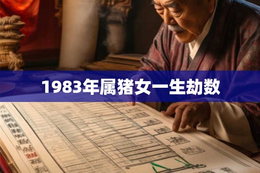 1983年属猪女一生劫数