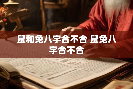 鼠和兔八字合不合 鼠兔八字合不合 鼠和兔八字合不合 鼠兔八字合不合