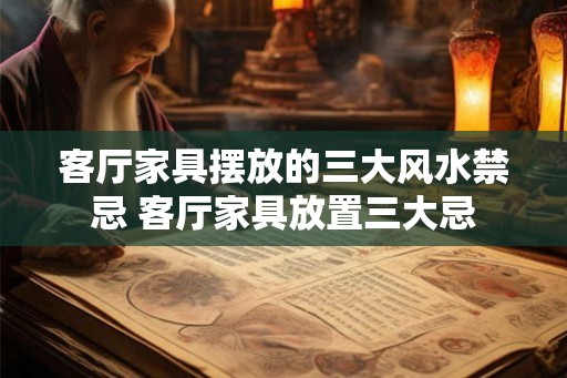 客厅家具摆放的三大风水禁忌 客厅家具放置三大忌