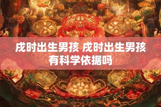 戌时出生男孩 戌时出生男孩有科学依据吗 戌时出生男孩 戌时出生男孩有科学依据吗