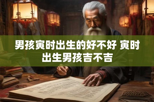 男孩寅时出生的好不好 寅时出生男孩吉不吉