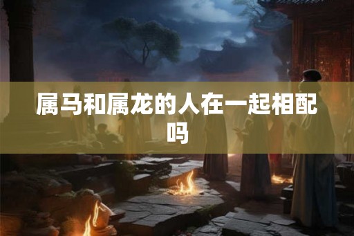 属马和属龙的人在一起相配吗