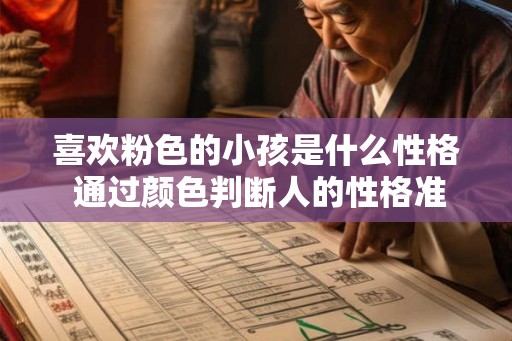 喜欢粉色的小孩是什么性格 通过颜色判断人的性格准吗 喜欢粉色的小孩是什么性格 通过颜色判断人的性格准吗