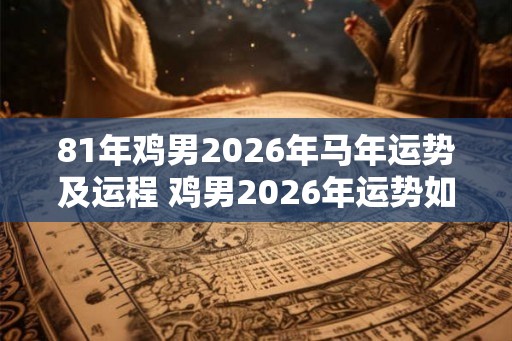 81年鸡男2026年马年运势及运程 鸡男2026年运势如何