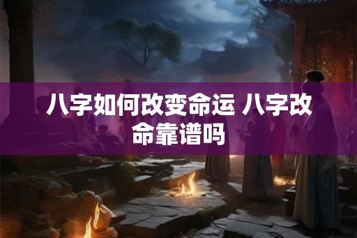 八字如何改变命运 八字改命靠谱吗