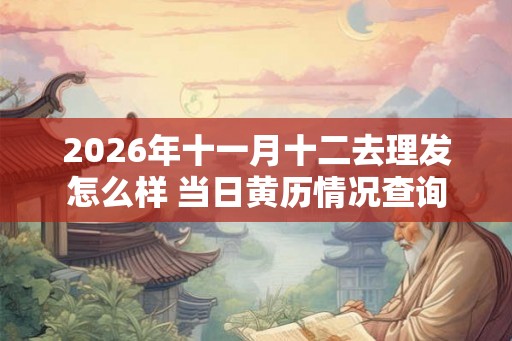 2026年十一月十二去理发怎么样 当日黄历情况查询