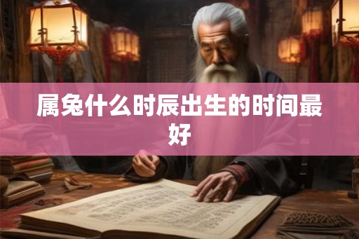 属兔什么时辰出生的时间最好 属兔什么时辰出生的时间最好