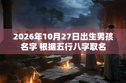 2026年10月27日出生男孩名字 根据五行八字取名