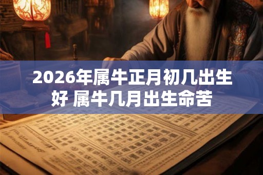 2026年属牛正月初几出生好 属牛几月出生命苦