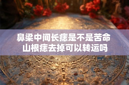 鼻梁中间长痣是不是苦命 山根痣去掉可以转运吗 鼻梁中间长痣是不是苦命 山根痣去掉可以转运吗