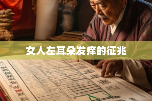 女人左耳朵发痒的征兆 女人左耳朵发痒的征兆