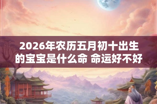 2026年农历五月初十出生的宝宝是什么命 命运好不好 2026年农历五月初十出生的宝宝是什么命 命运好不好