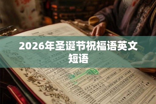 2026年圣诞节祝福语英文短语