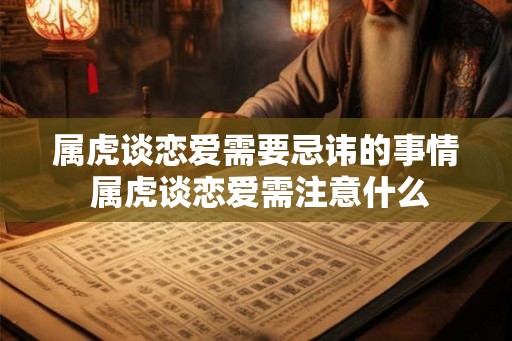 属虎谈恋爱需要忌讳的事情 属虎谈恋爱需注意什么