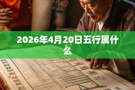 2026年4月20日五行属什么