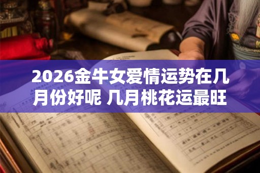 2026金牛女爱情运势在几月份好呢 几月桃花运最旺