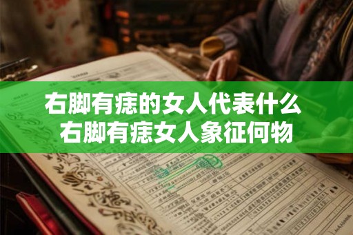 右脚有痣的女人代表什么 右脚有痣女人象征何物