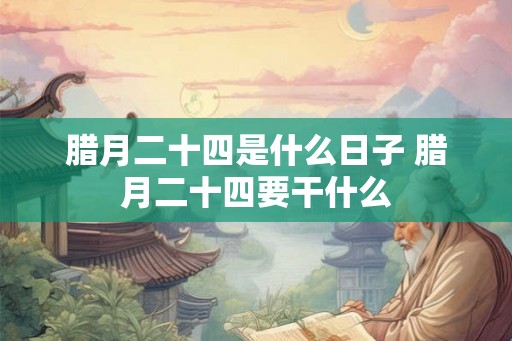 腊月二十四是什么日子 腊月二十四要干什么