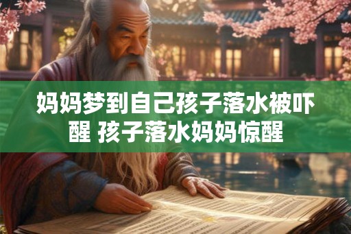 妈妈梦到自己孩子落水被吓醒 孩子落水妈妈惊醒 妈妈梦到自己孩子落水被吓醒 孩子落水妈妈惊醒
