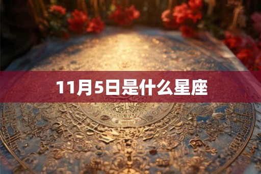 11月5日是什么星座