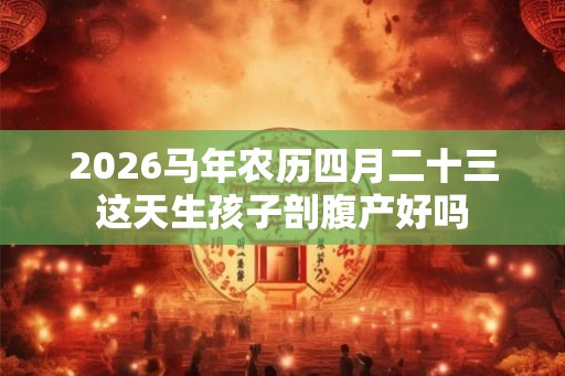 2026马年农历四月二十三这天生孩子剖腹产好吗