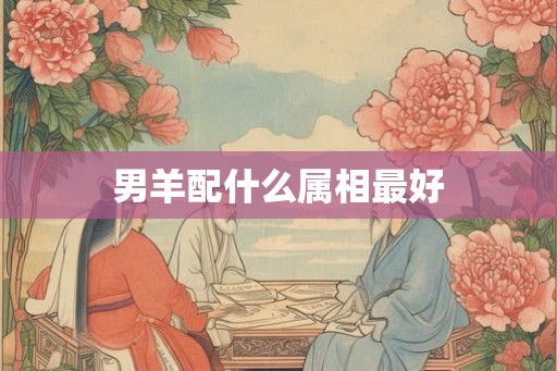 男羊配什么属相最好