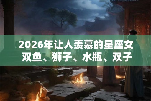 2026年让人羡慕的星座女 双鱼、狮子、水瓶、双子