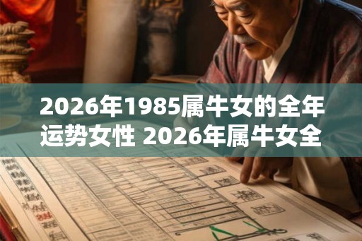 2026年1985属牛女的全年运势女性 2026年属牛女全年运程如何 2026年1985属牛女的全年运势女性 2026年属牛女全年运程如何