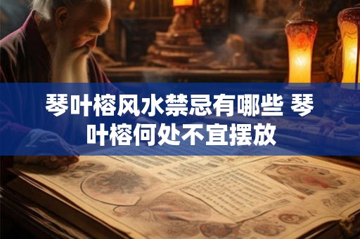 琴叶榕风水禁忌有哪些 琴叶榕何处不宜摆放